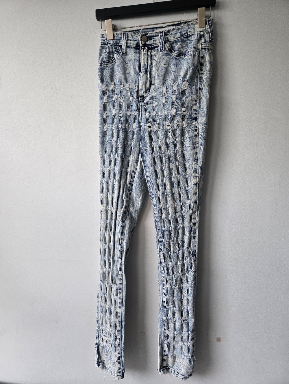 Aphrodite Distressed Acid Wash Jeans